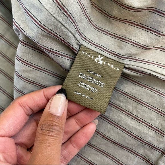 MIKE & CHRIS Black Leather Jacket - Picture 11 of 13